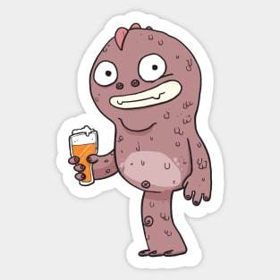 IPA Beer Monster Sticker